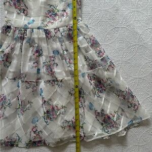 Maeve White Ruched Pleated Sundress by Anthropologie